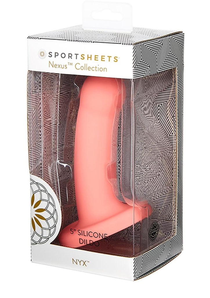 Nexus Collection By Sportsheets Nyx Silicone Dildo - Pink - 5in