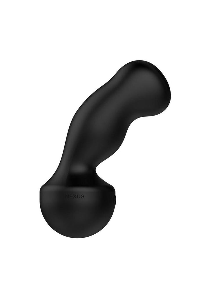 Nexus Gyro Vibe Hands Free Silicone Rechargeable Vibrating Dildo - Black