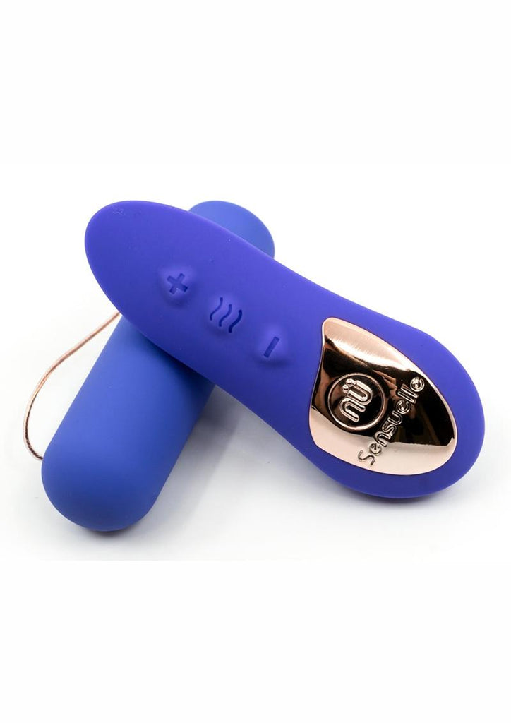 Nu Sensuelle Wireless Bullet Plus with Remote Control Rechargeable Silicone - Purple/Ultra Violet