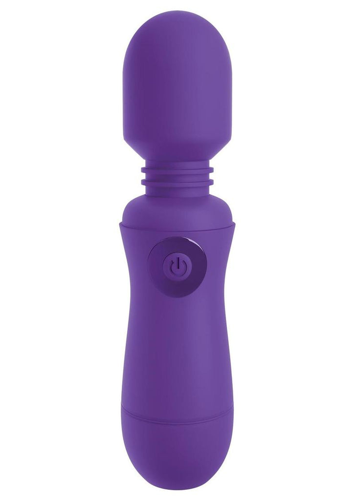 Omg! Wands #Enjoy Rechargeable Silicone Vibrating Massager - Purple