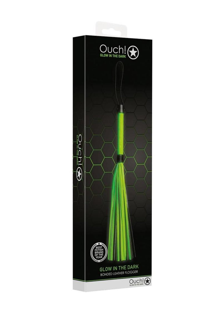 Ouch! Flogger - Black/Glow In The Dark/Green
