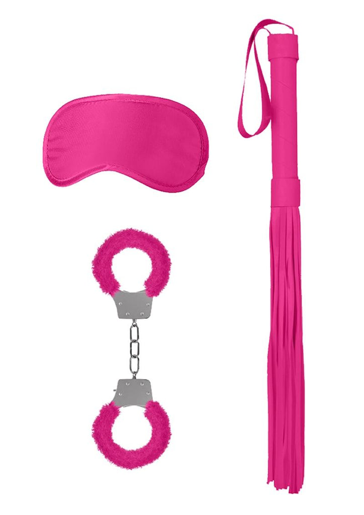 Ouch! Kits Introductory Bondage Kit #1 - Pink - 3 Piece Kit
