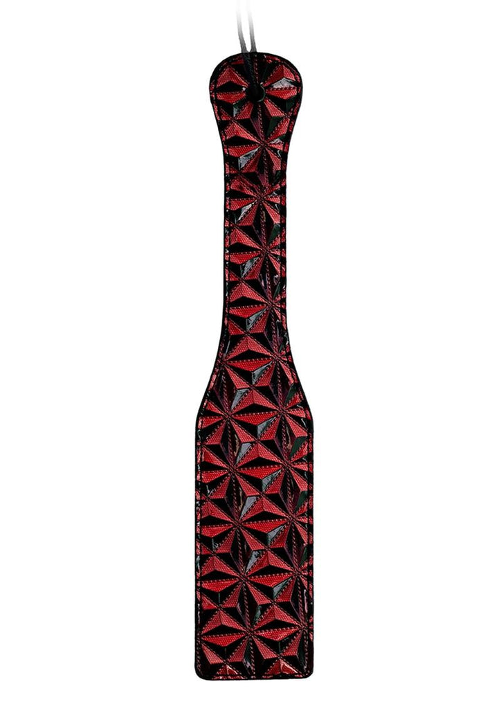 Ouch! Luxury Paddle - Burgundy/Red