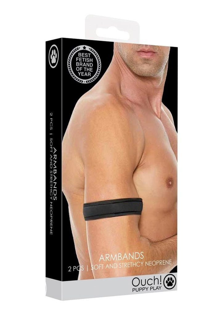 Ouch! Neoprene Armbands - Black