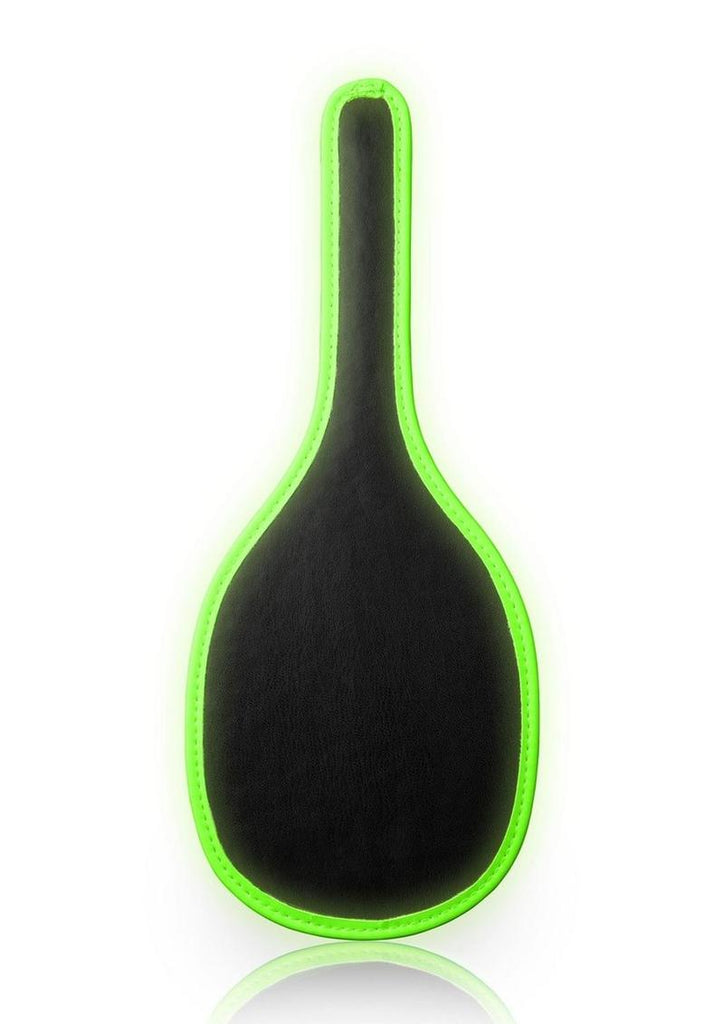 Ouch! Round Paddle - Black/Glow In The Dark/Green