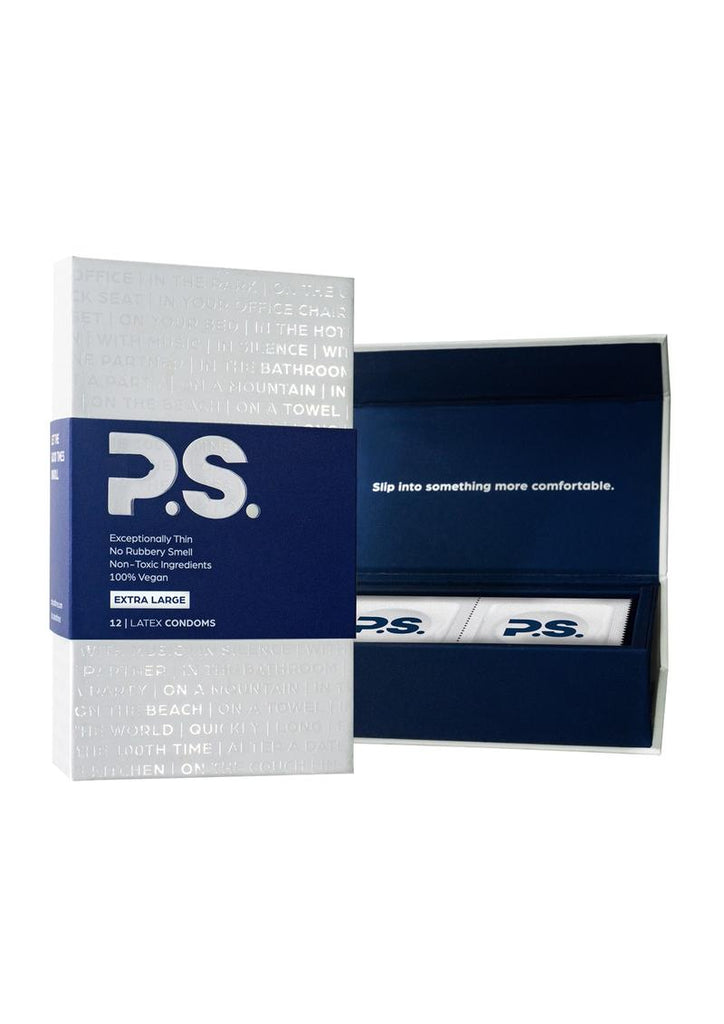 P.s. Extra Large Latex Condoms - XLarge - 12 Pack