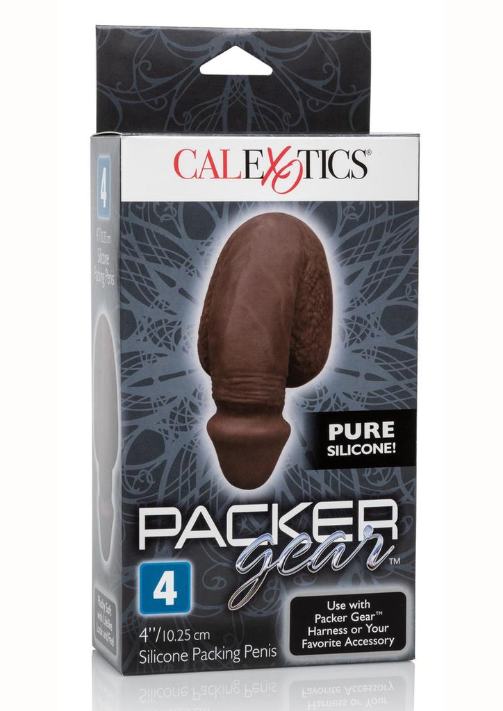 Packer Gear Silicone Packing Penis - Black - 4in