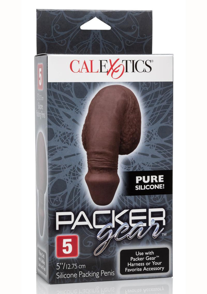 Packer Gear Silicone Packing Penis - Black - 5in