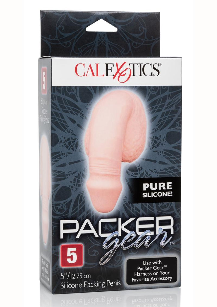 Packer Gear Silicone Packing Penis - Ivory/Vanilla - 5in