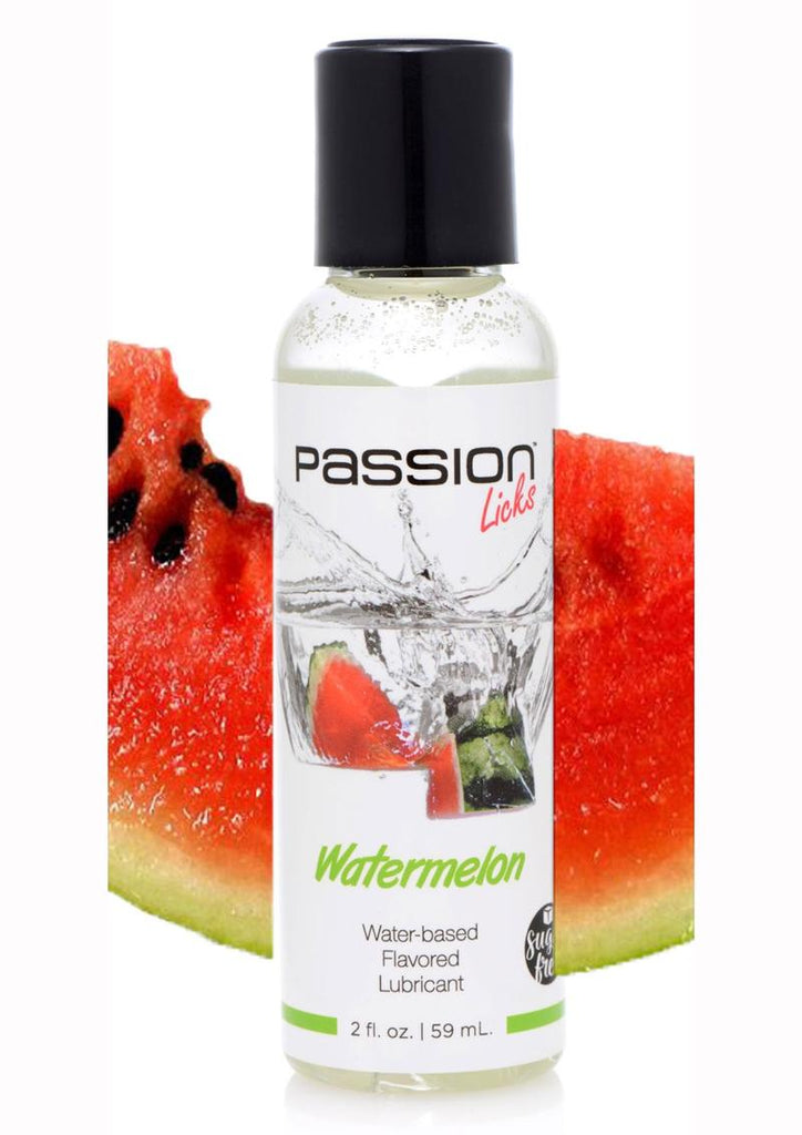 Passion Licks Watermelon Water Based Flavored Lubricant - 2oz