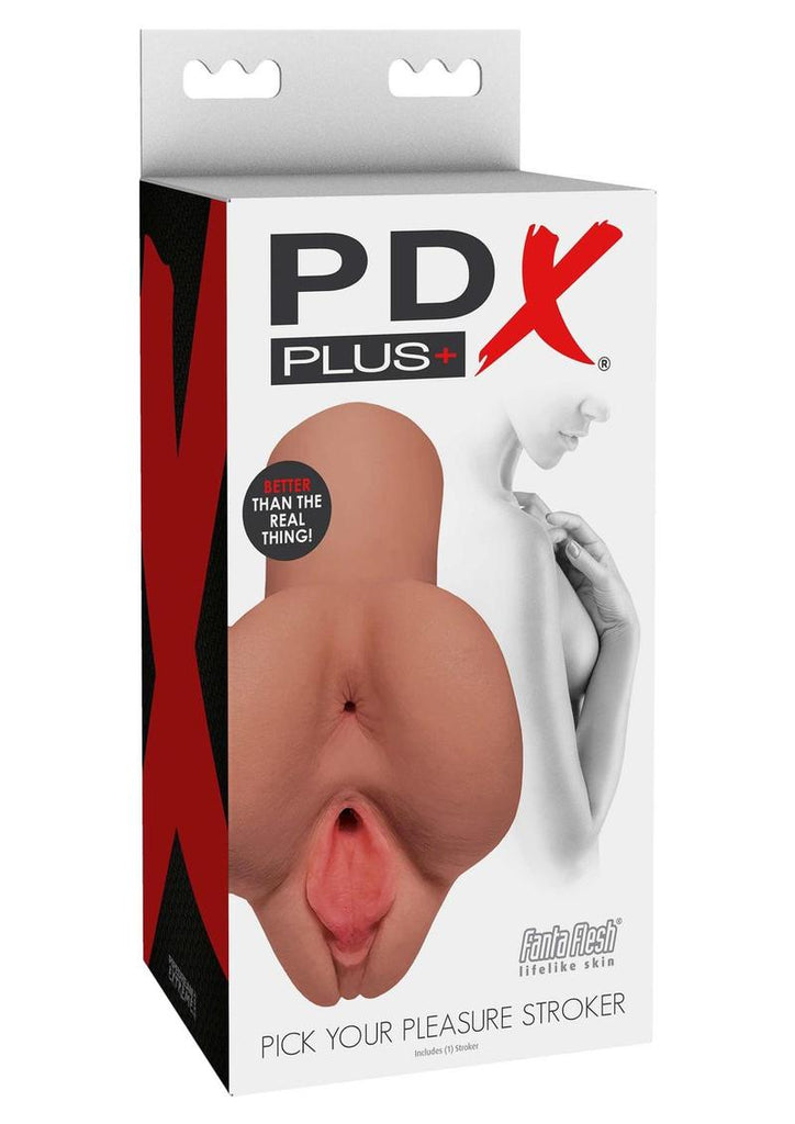 Pdx Plus Pick Your Pleasure Stroker - Caramel/Tan