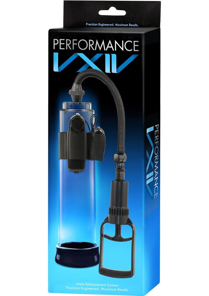 Performance Vx4 Male Enhancement Penis Pump System - Black/Clear - 10in