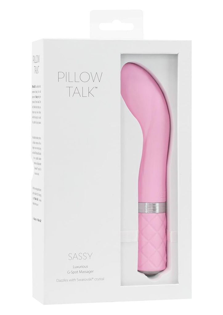 Pillow Talk Sassy Silicone Rechargeable G-Spot Vibrator - Pink