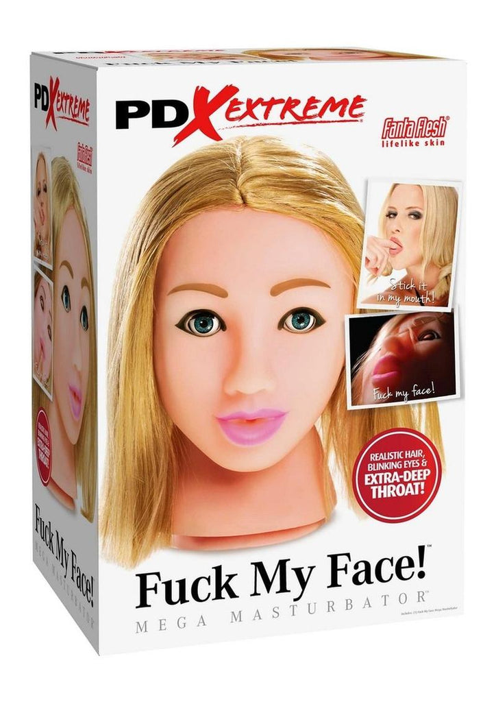 Pipedream Extreme Fuck My Face - Blonde/Vanilla