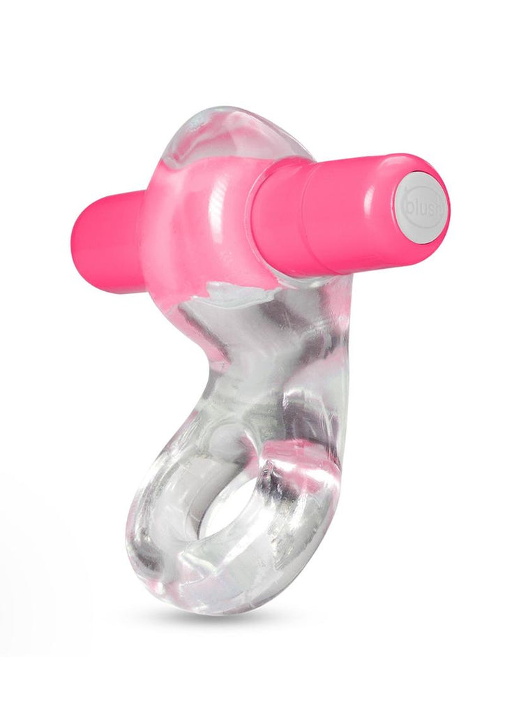Play with Me Bull Vibrating Cock Ring - Pink