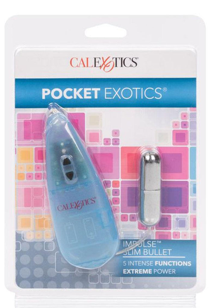 Pocket Exotics Impulse Slim Silver Bullet - Silver