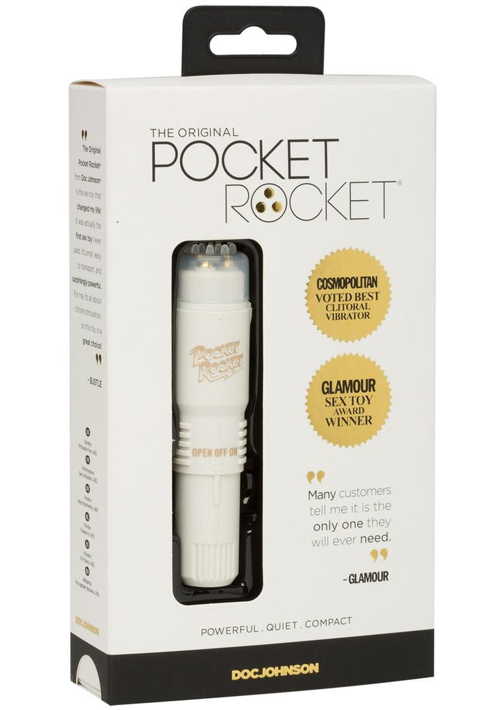 Pocket Rocket Mini Massager - Ivory - 4in