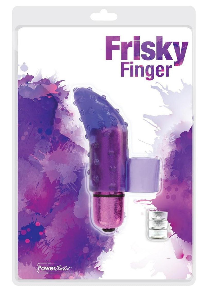 Powerbullet Frisky Finger Multi Speed Water Resistant - Purple