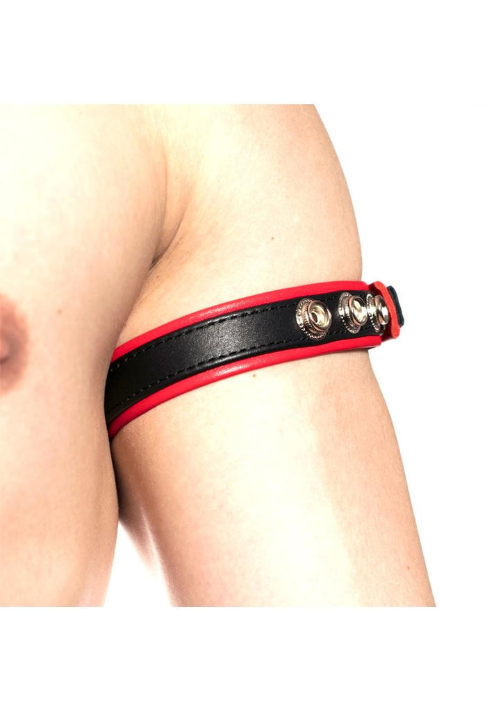 Prowler Red Bicep Band - Black/Red - One Size