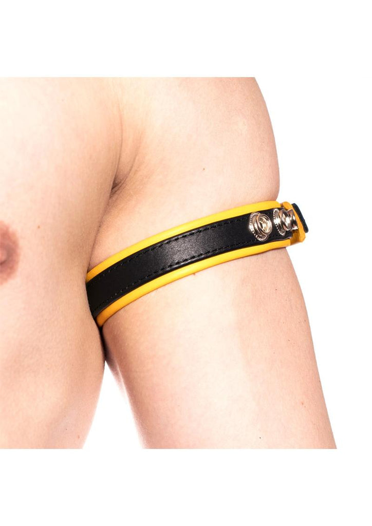 Prowler Red Bicep Band - Black/Yellow - One Size