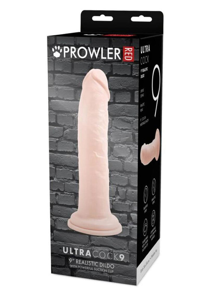 Prowler Red Ultra Cock Realistic Dildo - Vanilla - 9in