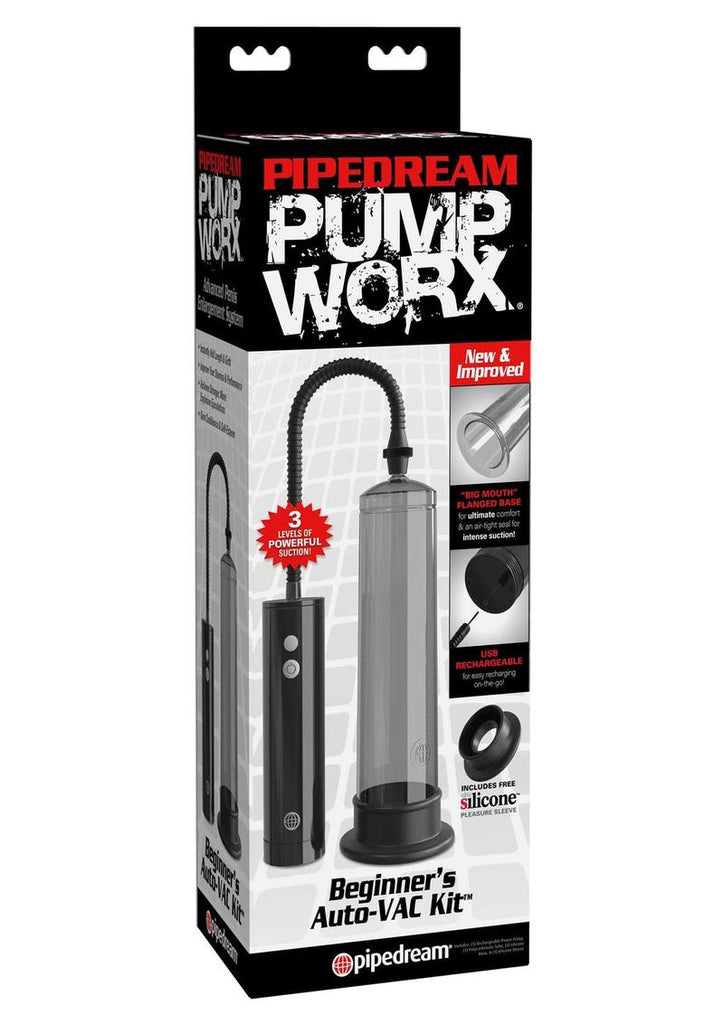 Pump Worx Beginner's Auto-Vac Penis Pump Kit - Smoke