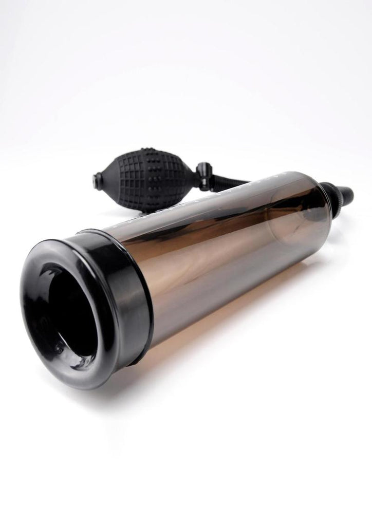 Pump Worx Euro Pump Advanced Penis Enlargement System - Black/Smoke