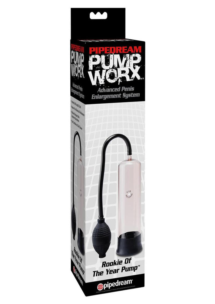 Pump Worx Rookie Of The Year Pump Advanced Penis Enlargement System - Black/Clear