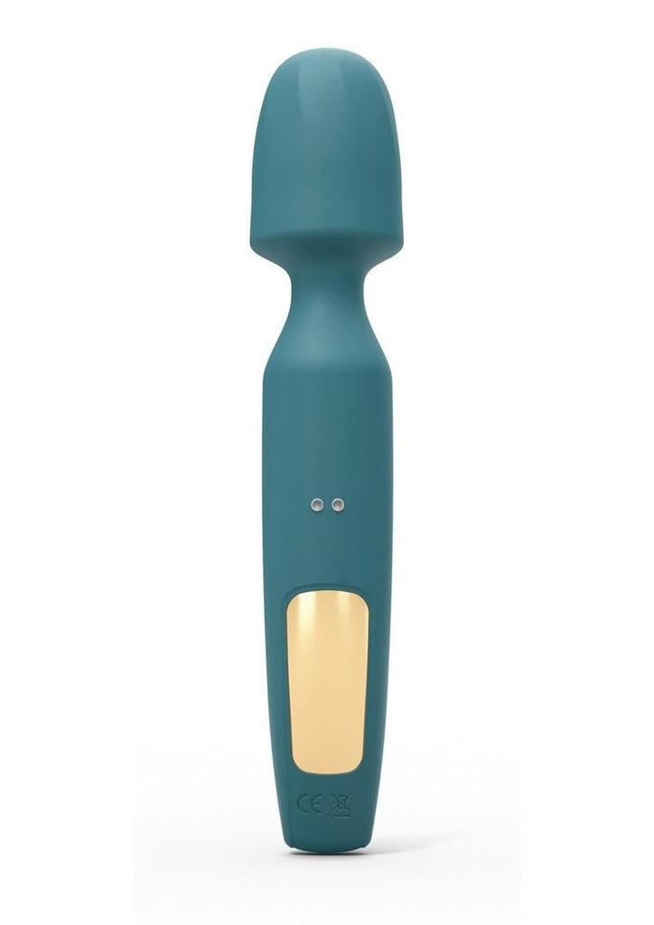 R-Evolution Rechargeable Silicone Rabbit Vibrator - Teal Me - Teal