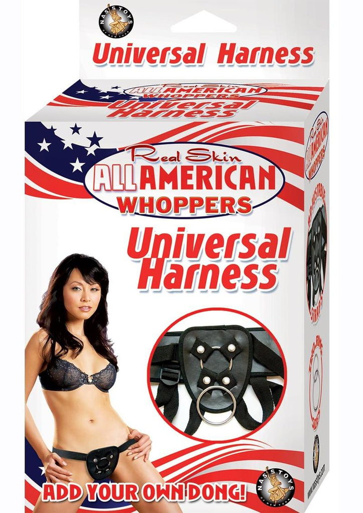 Real Skin All American Whoppers Universal Harness - Black