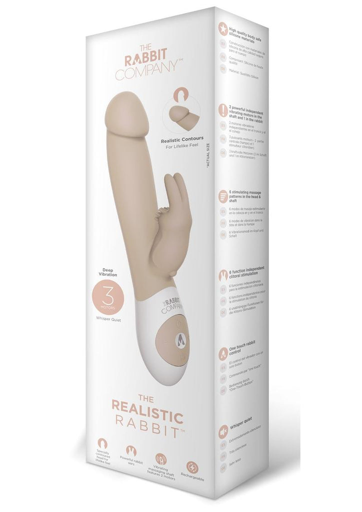 Realistic Rabbit - Cream/Nude