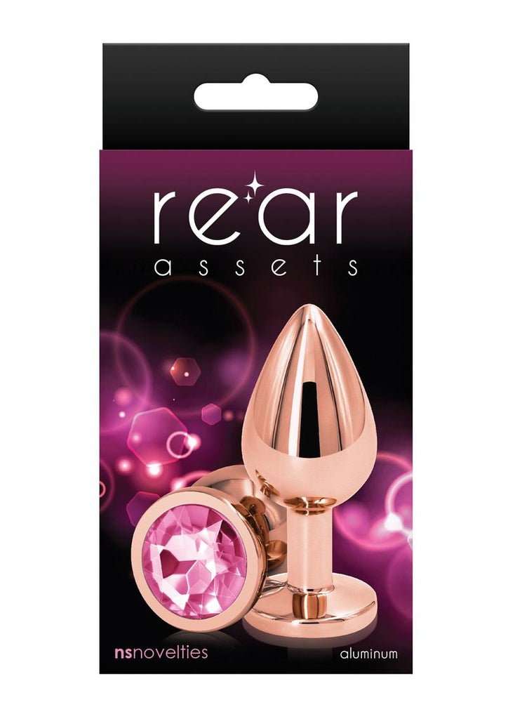 Rear Assets Rose Gold Anal Plug - Pink - Medium/Small