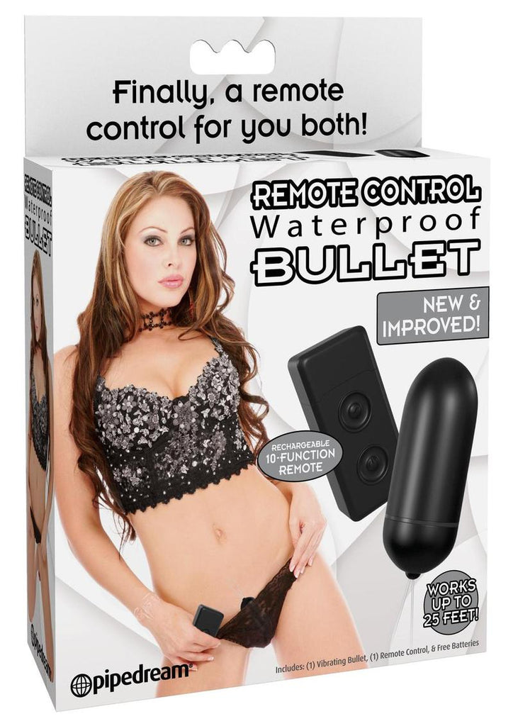 Remote Control Bullet with Remote Control - Black