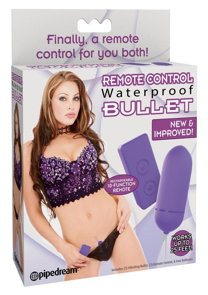Remote Control Bullet with Remote Control - Purple