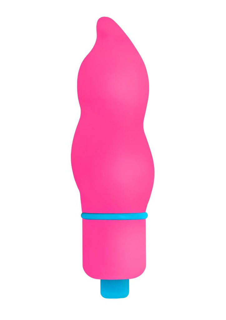 Rock Candy Fun Size Swirls Bullet Vibrator - Pink - Small