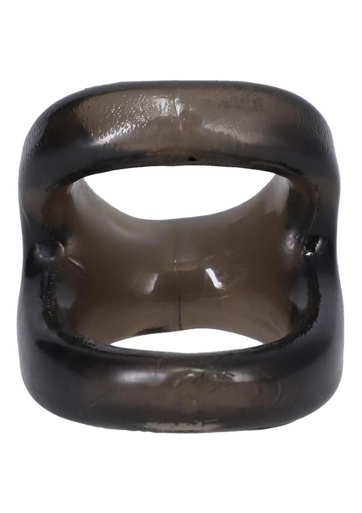 Rock Solid The Hoist Dual Cock Ring - Smoke