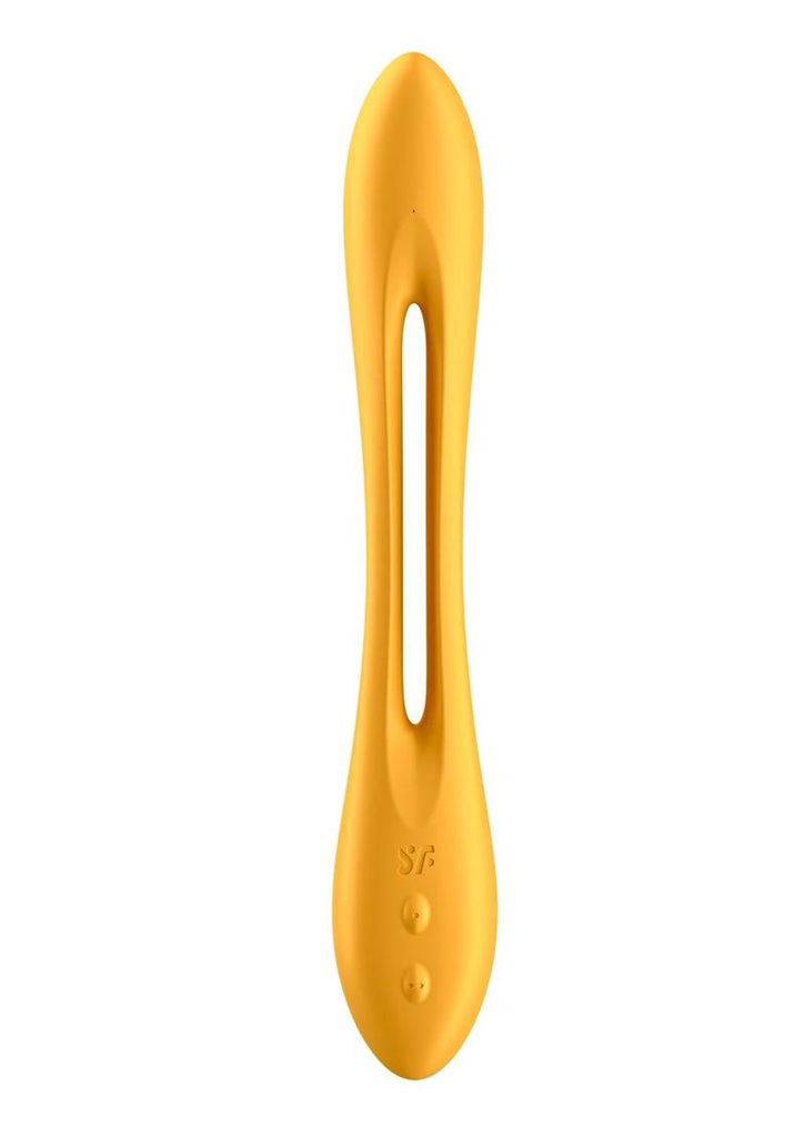Satisfyer Elastic Joy Rechargeable Vibrator - Dark Yellow/Yellow