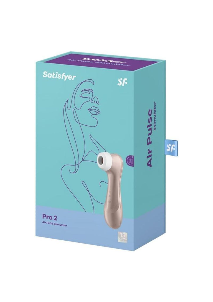 Satisfyer Pro 2 Rechargeable Silicone Clitoral Stimulator 6.5in - Bronze