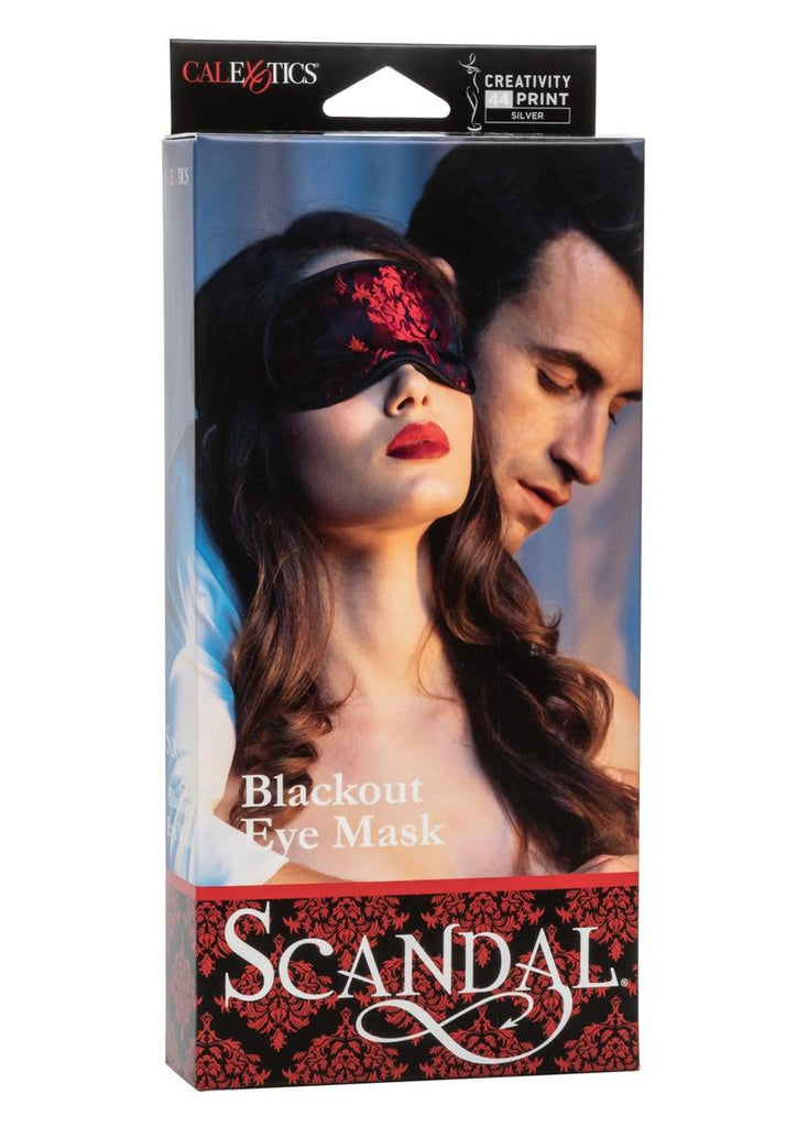 Scandal Blackout Eye Mask - Black/Red