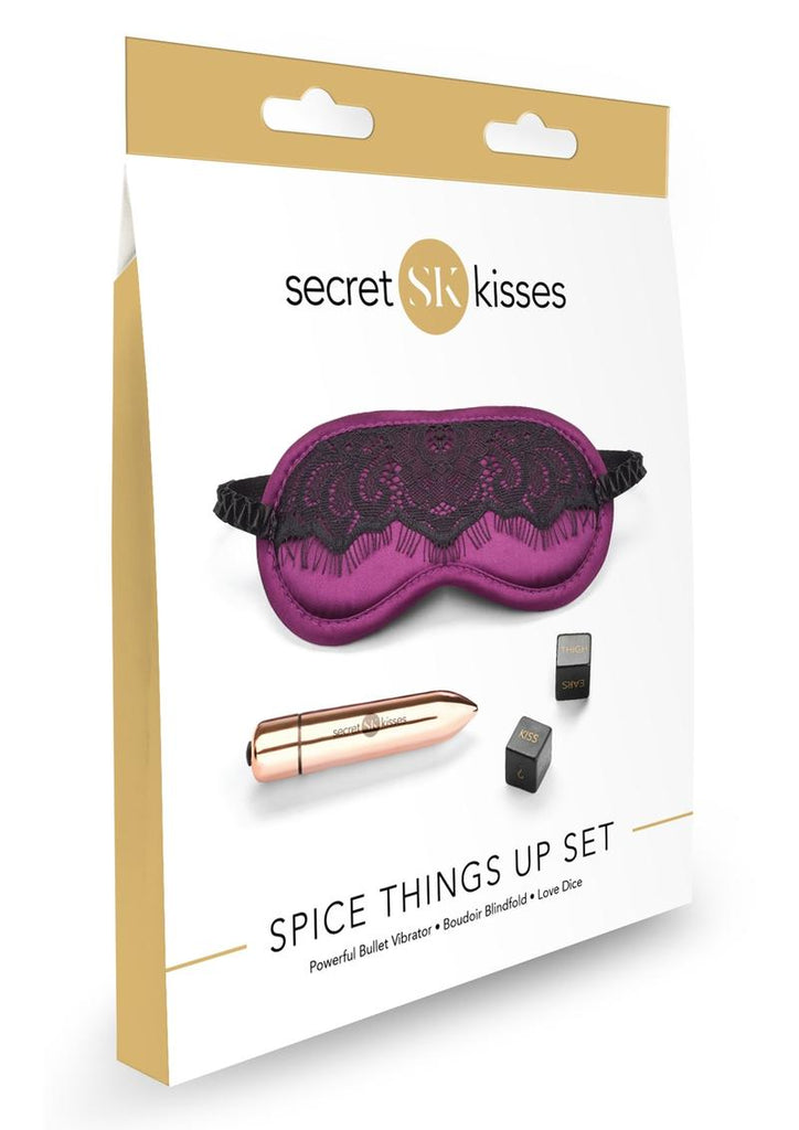 Secret Kisses - Spice Things Up - Black/Purple - Set