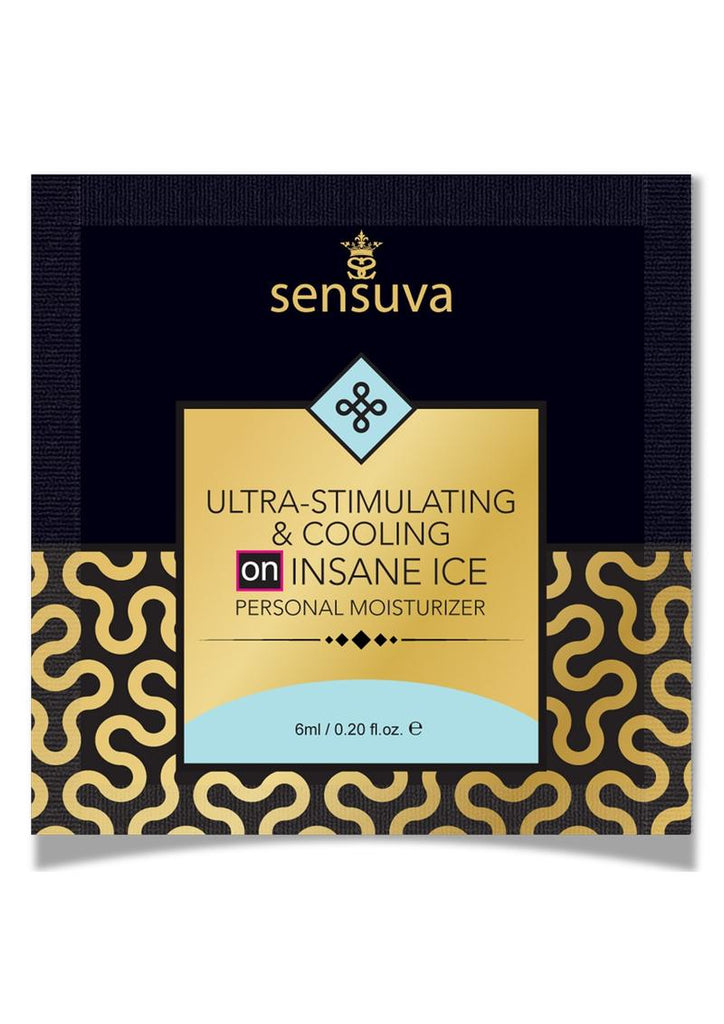 Sensuva Ultra Stimulating and Cooling On Insane Ice Hybrid Lubricant - .2oz