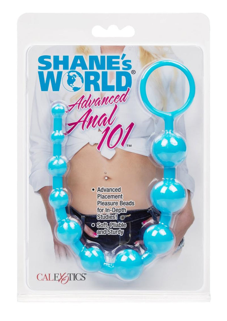 Shane's World Advanced Anal 101 Anal Beads - Blue