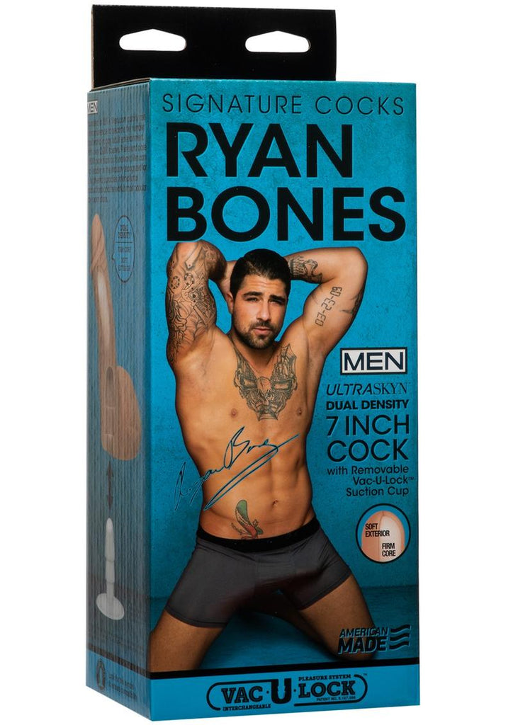 Signature Cocks Ryan Bones Dildo - Vanilla - 7in