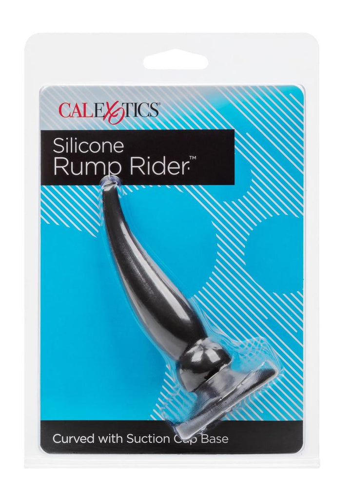 Silicone Rump Rider Butt Plug - Black