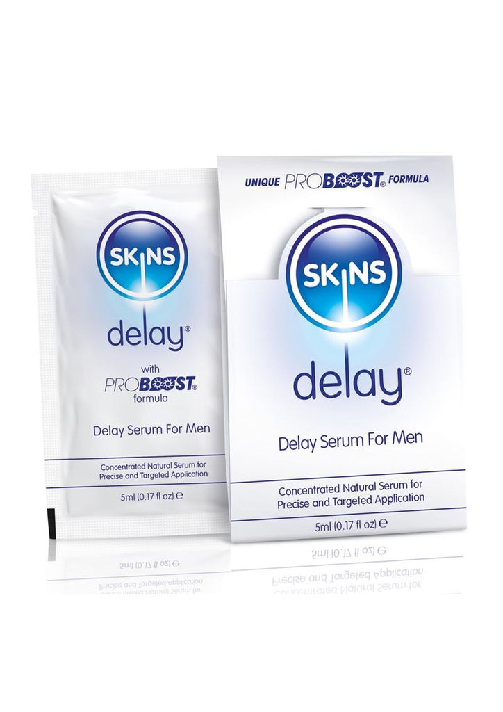Skins Natural Delay Serum Counter Display (36 Foils