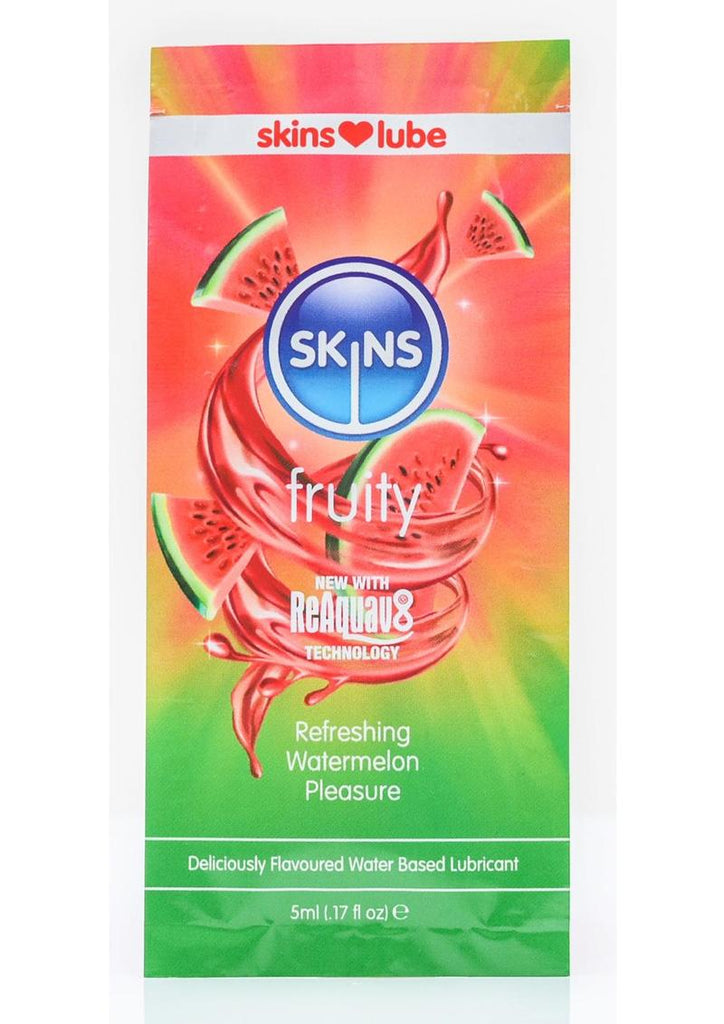Skins Watermelon Water Based Flavored Lubricant 5ml (Foil