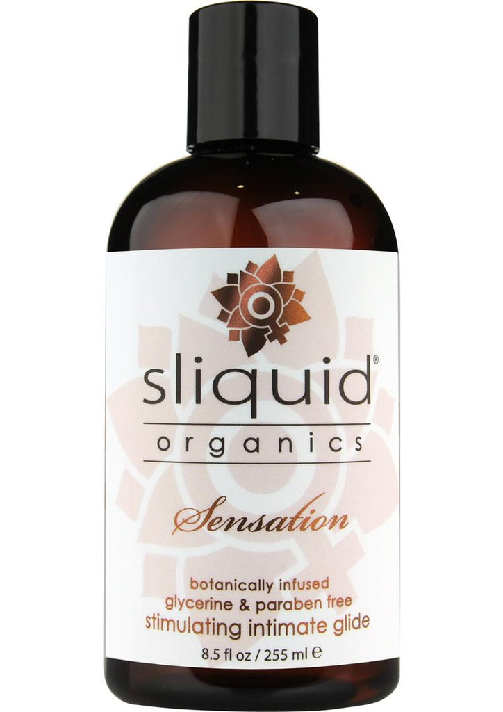Sliquid Organics Sensation Botanically Infused Stimulating Intimate Glide Lubricant - 8.5oz