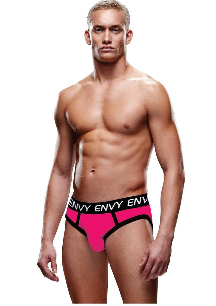 Solid Envy Jock - Black/Pink - Large/Medium