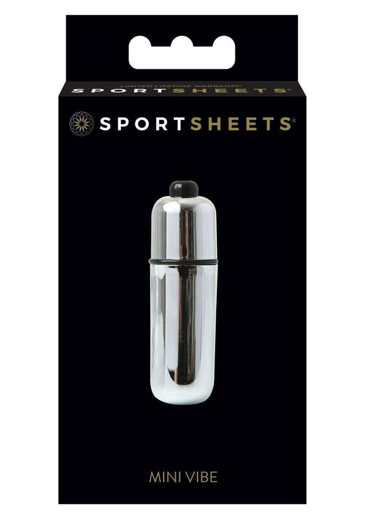 Sportsheets Mini Peanut Bullet Vibrator - Silver