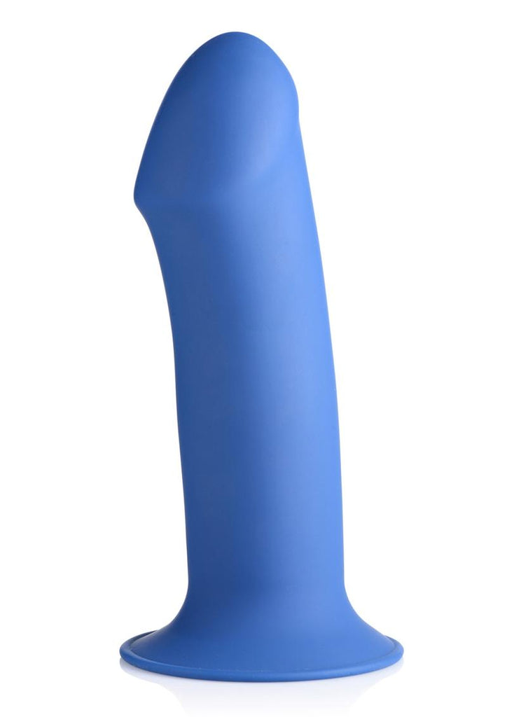 Squeeze-It Squeezable Thick Dildo - Blue - 6.9in